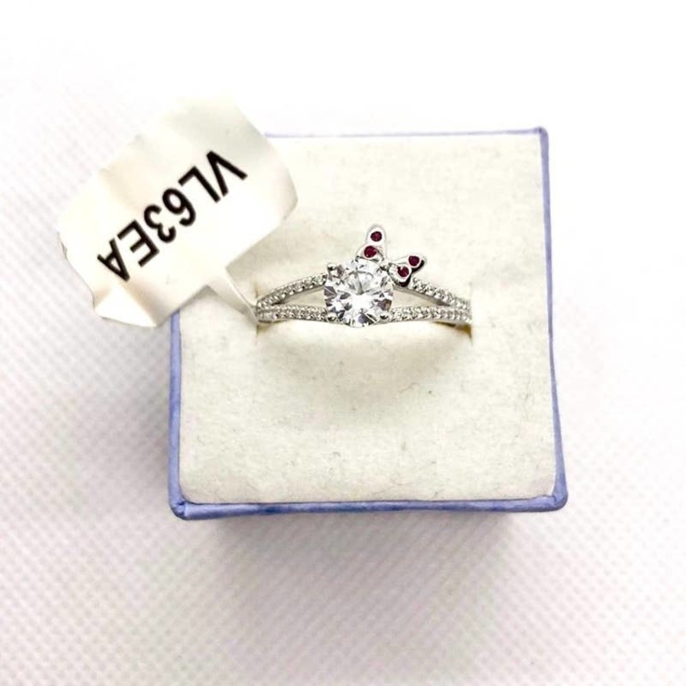 SIZE 8 925 Minnie Mouse Split Shank Ring - Picture 2 of 10